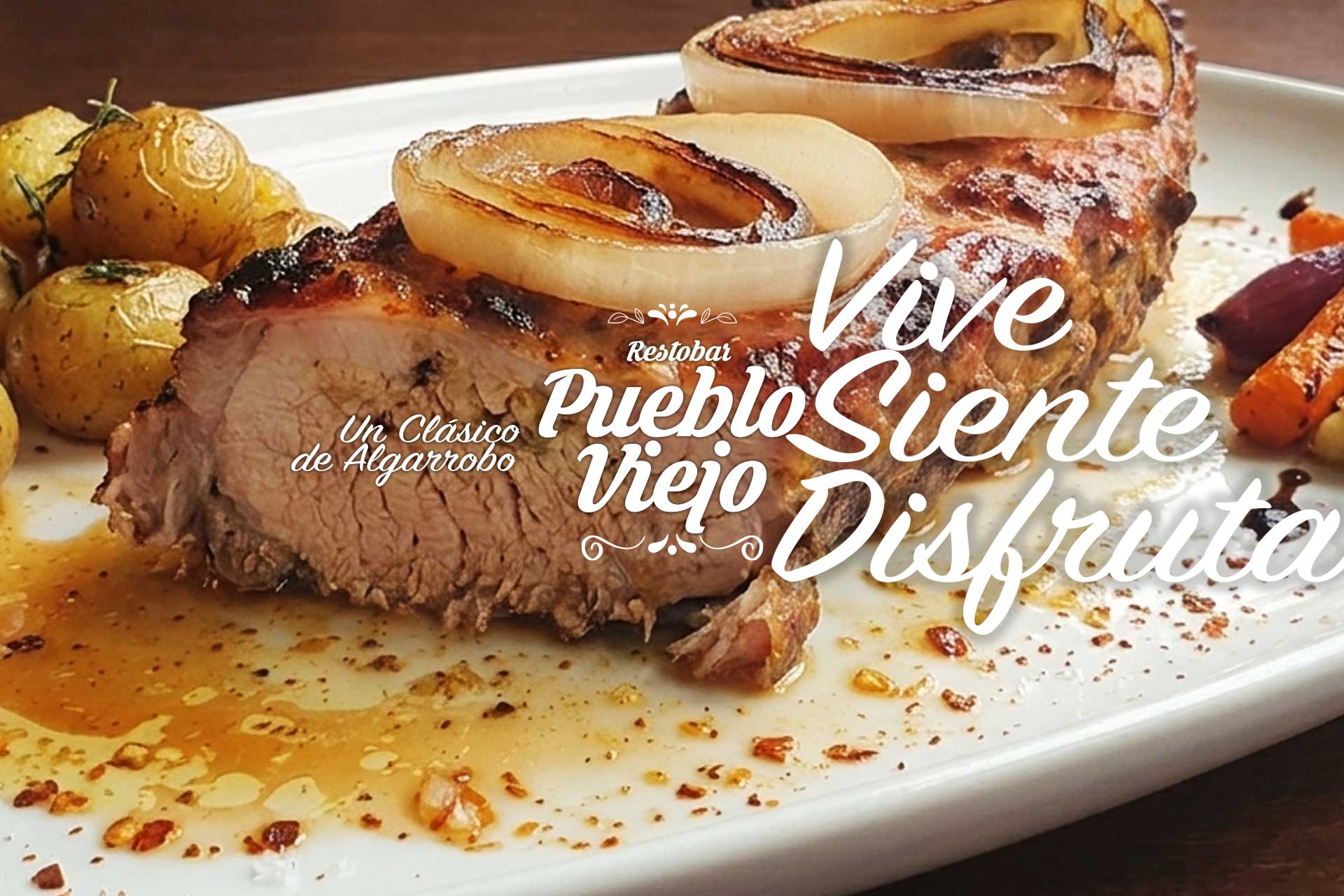 Corte de carne servido en Pueblo Viejo